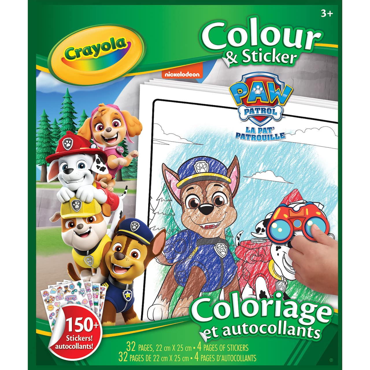 Crayola® Paw Patrol™ Colour & Sticker Book